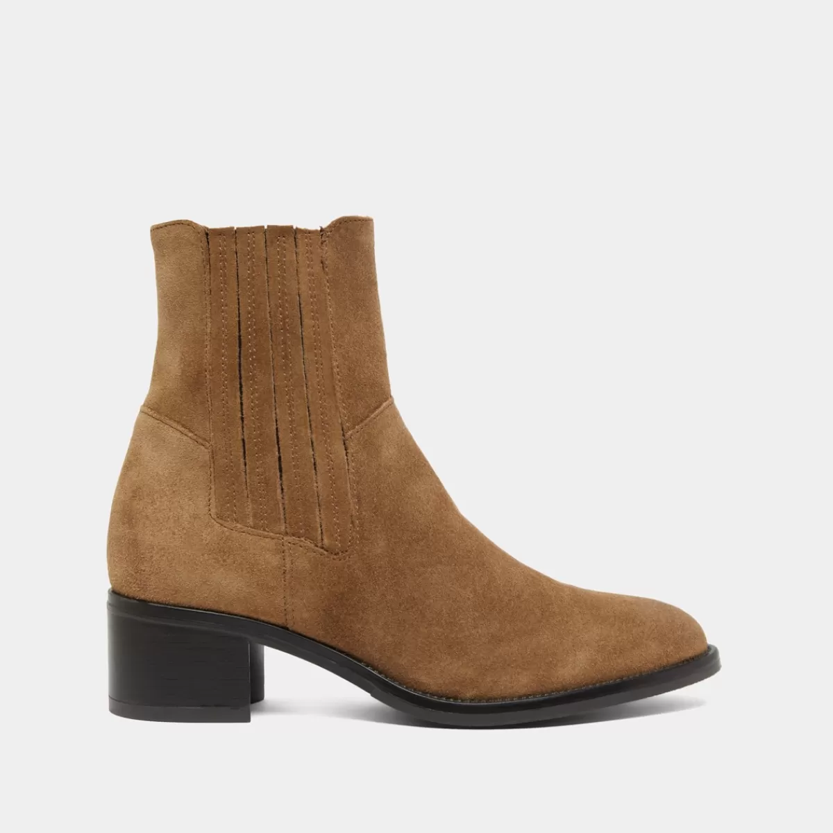 Boots With Elastic Band And Square Heel^Jonak Cheap