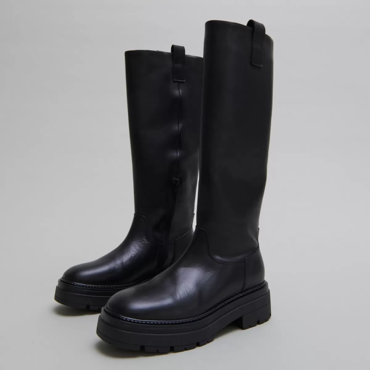 Boots With Notched Soles And Square Toe^Jonak Sale