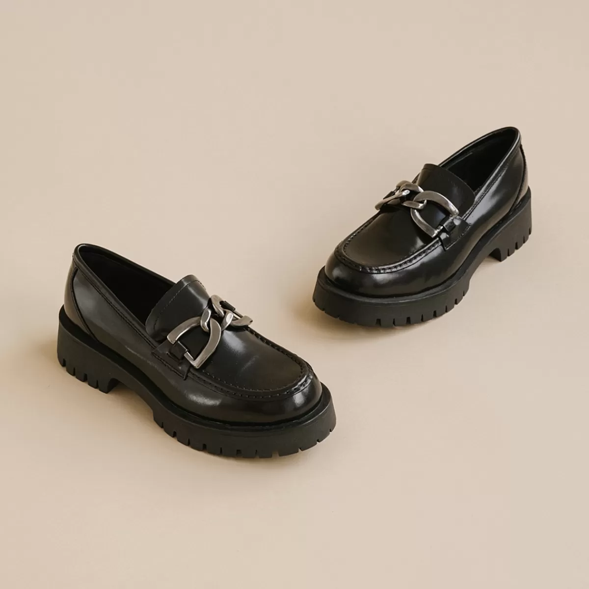 Flat Heel Loafers With Bites^jonak Cheap