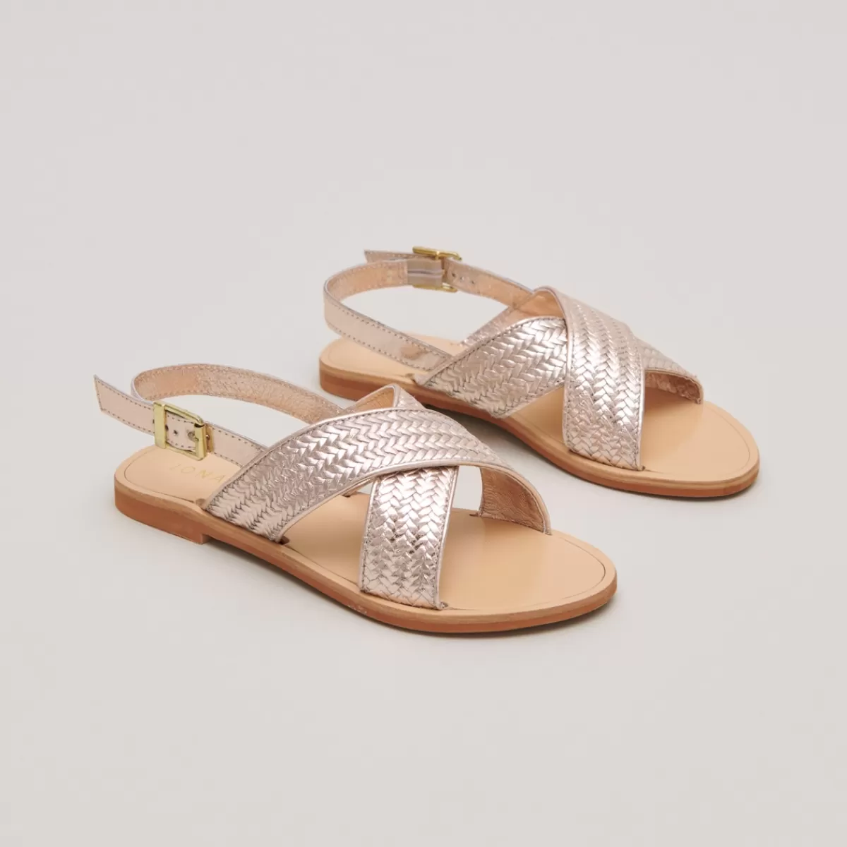 Flat Sandals With Broad Straps^Jonak Best