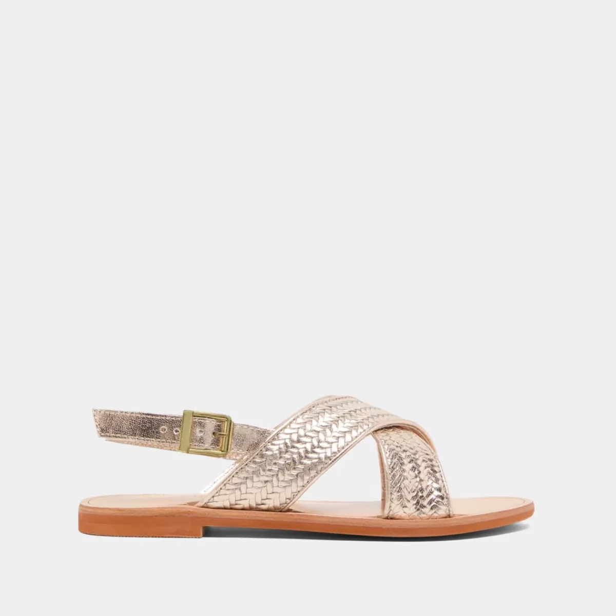 Flat Sandals With Broad Straps^Jonak Best