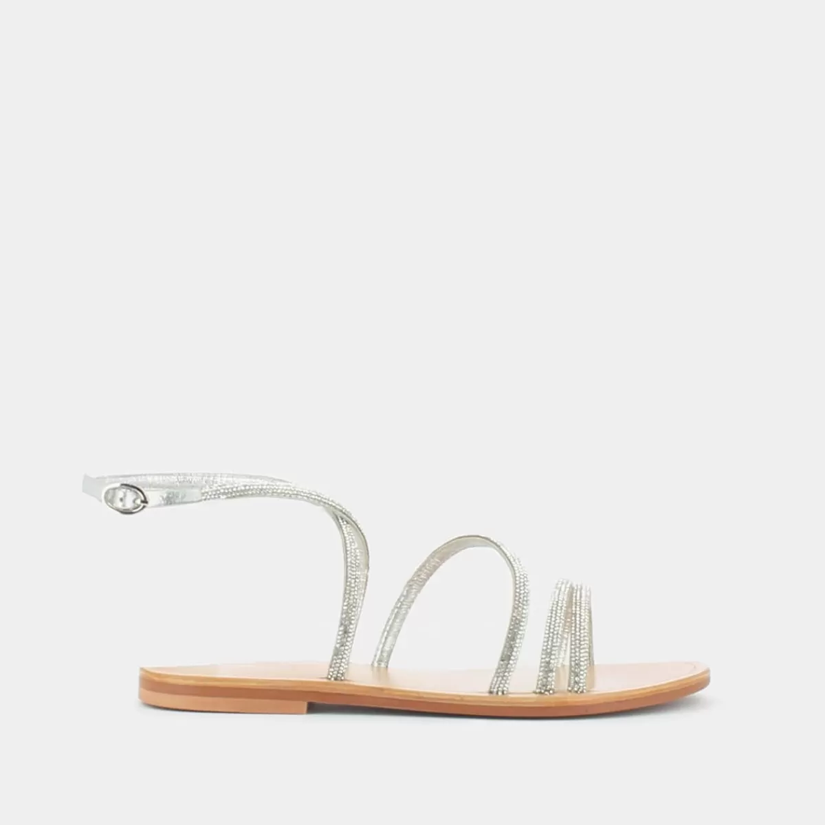 Flat Sandals With Straps^jonak Fashion