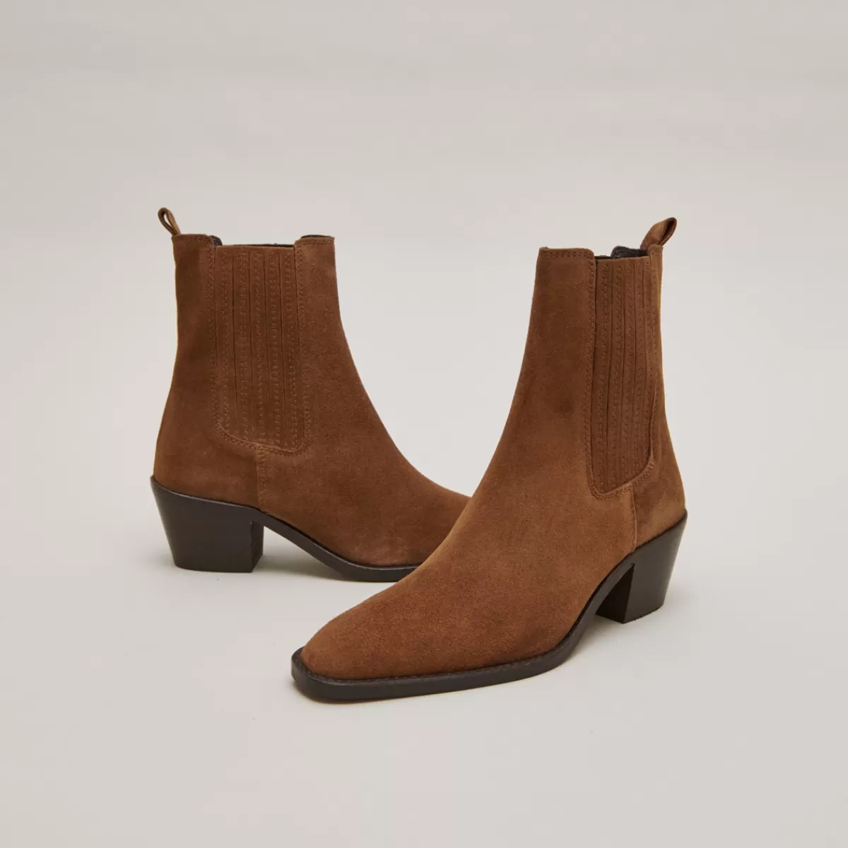 Heeled Boots With Gathers^Jonak Outlet