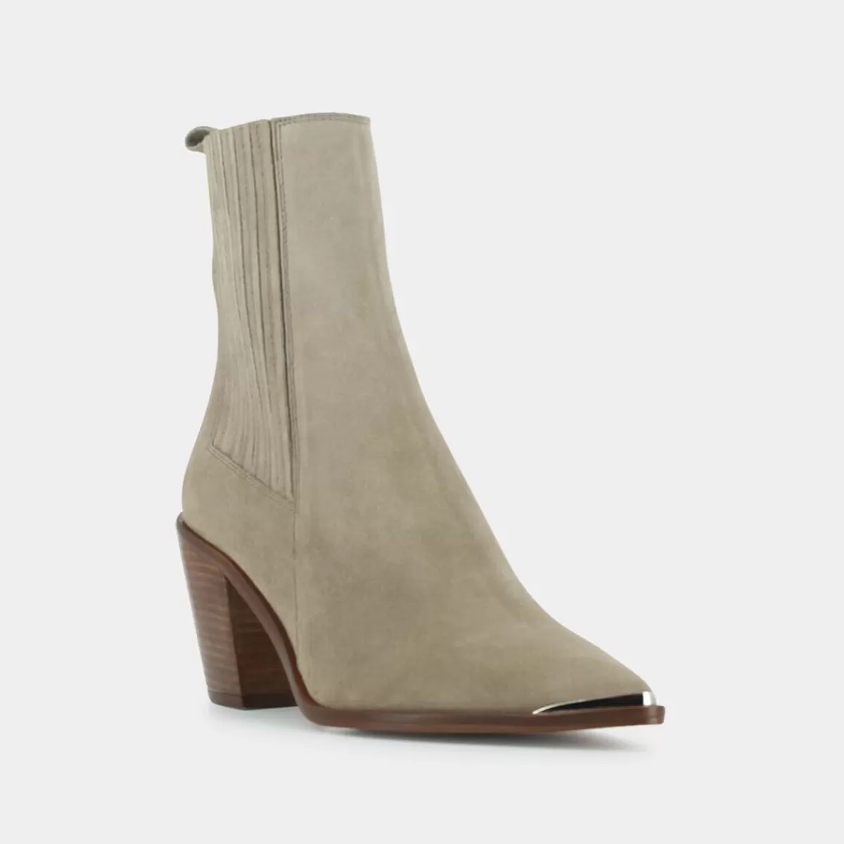 Heeled Boots With Gathers^Jonak Cheap