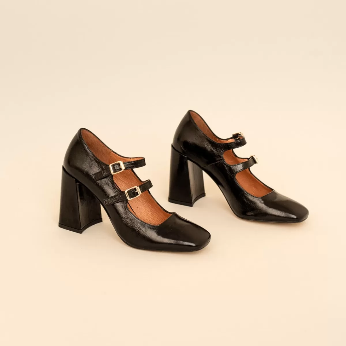 Heeled Mary Jane With Straps^Jonak Clearance