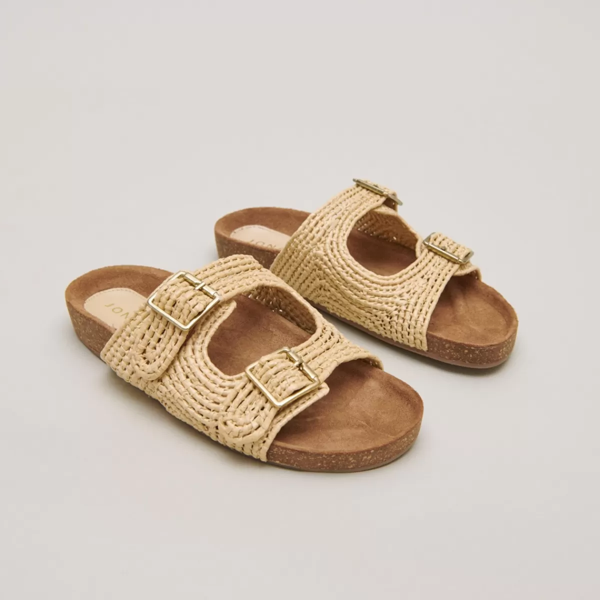 Mules With Rope And Buckle^Jonak Store