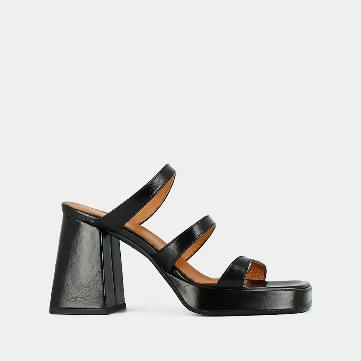 Mules With Straps And Square Toes^Jonak Best Sale