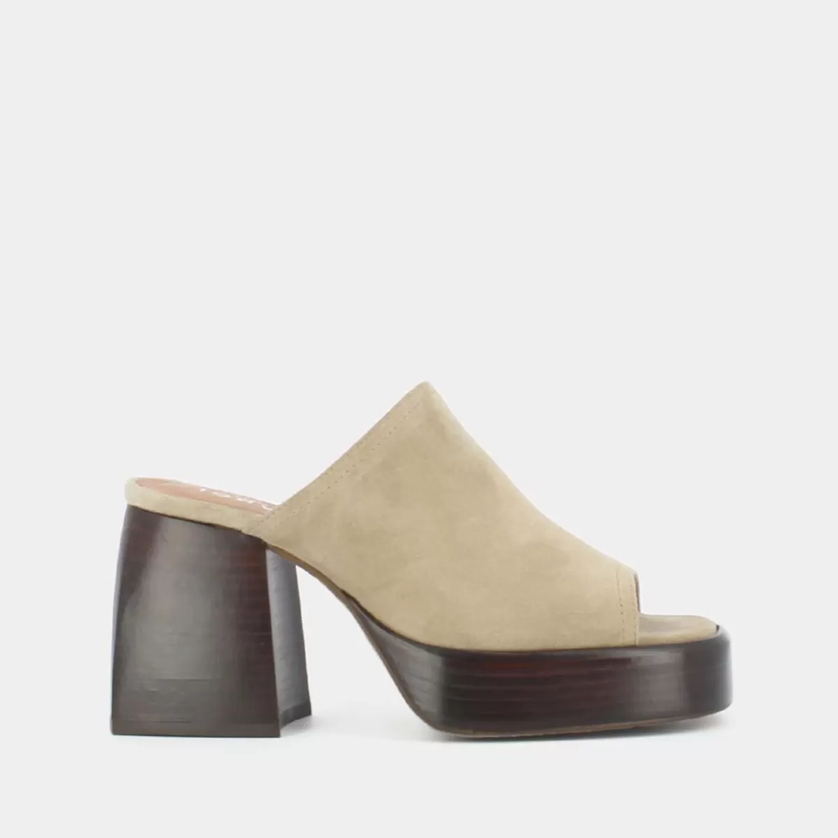 Open-Toe Mules With Thick Heels^Jonak Sale