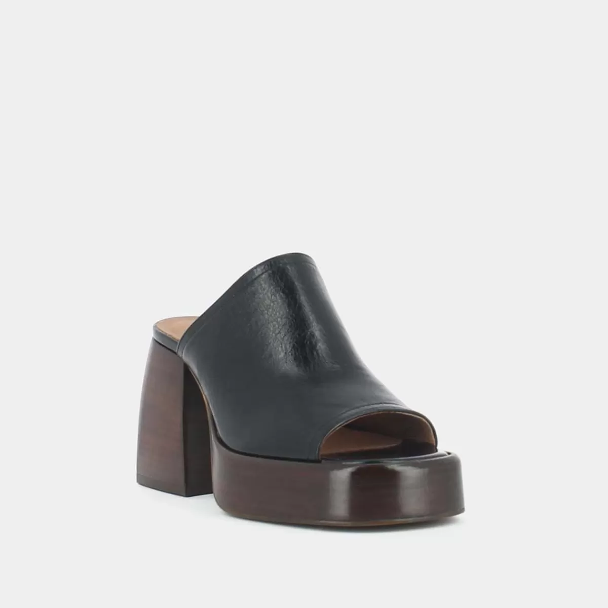 Open-Toe Mules With Thick Heels^Jonak Clearance