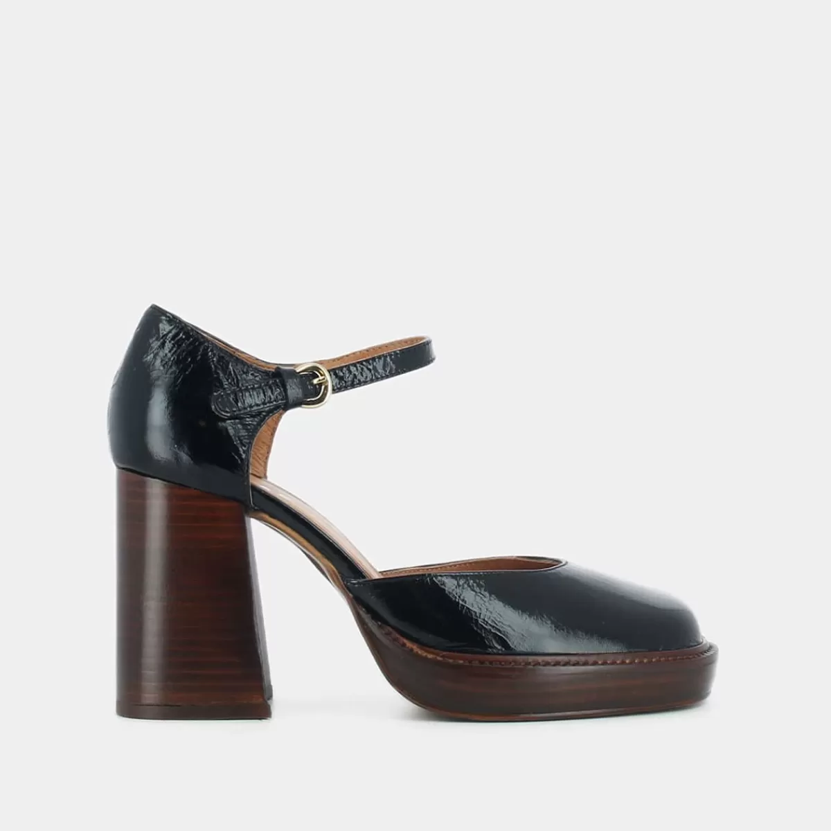 Platform Mary Janes With Ankle Strap^Jonak Shop