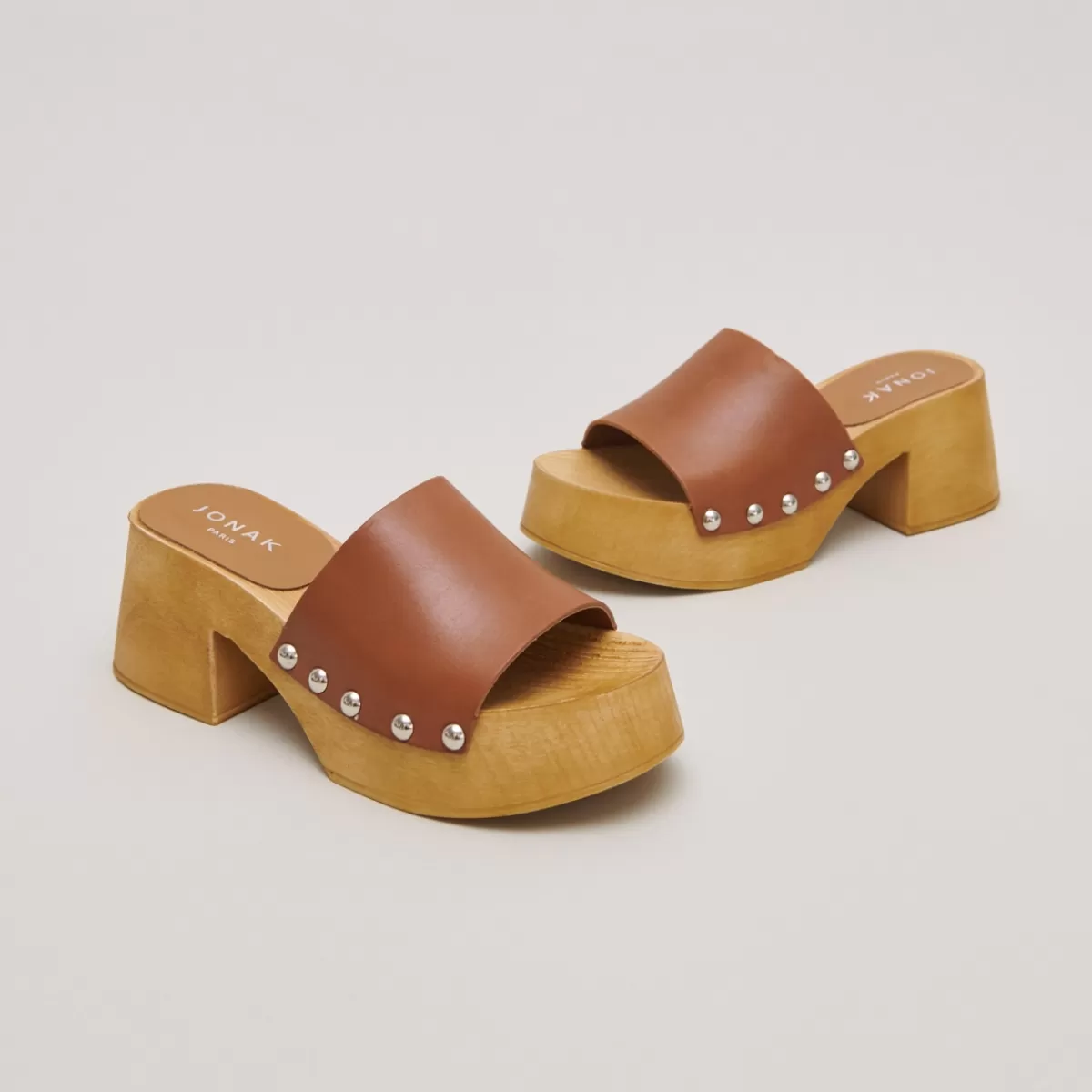 Platform Mules With Open Toes^Jonak Store