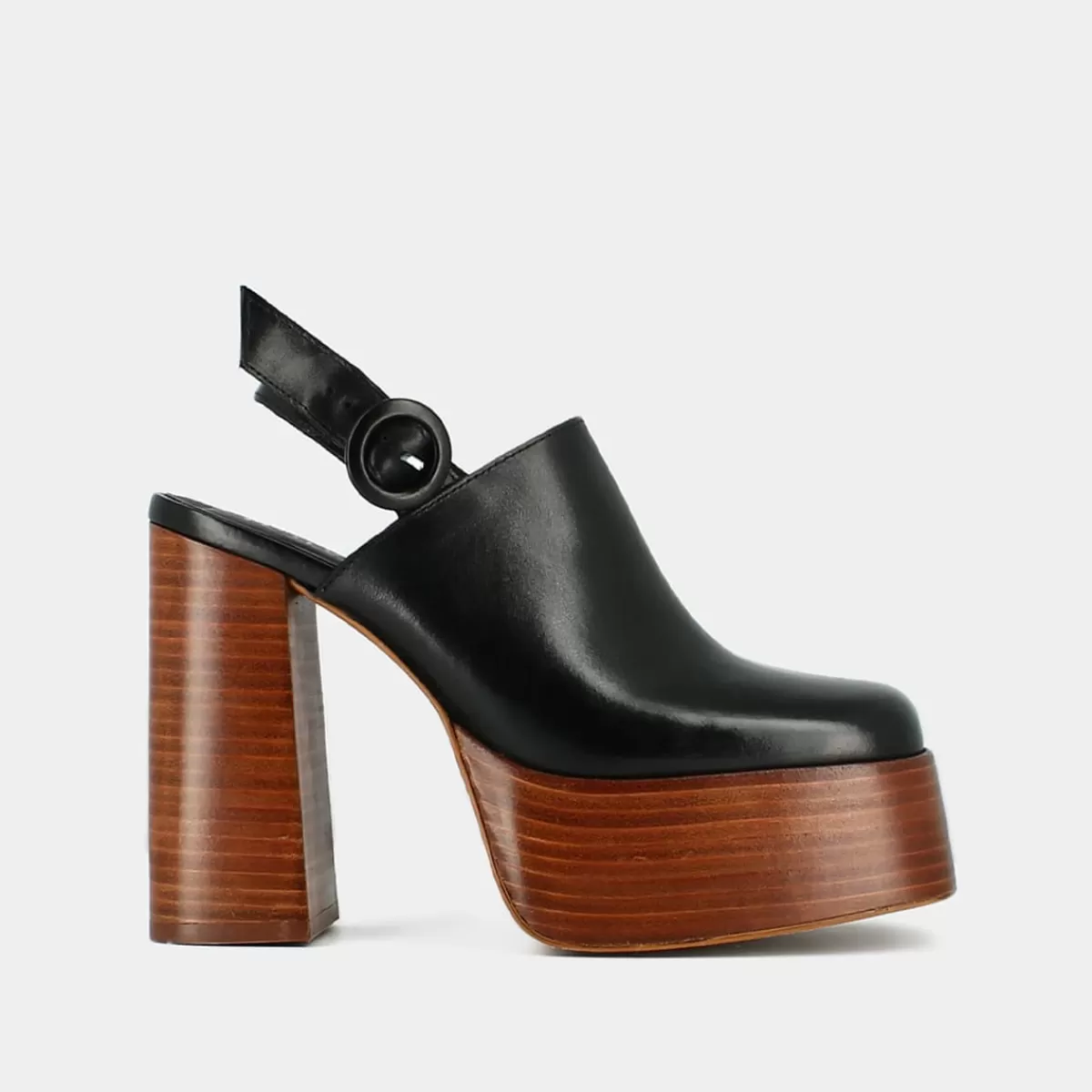 Platform Mules With Square Toe^Jonak Sale