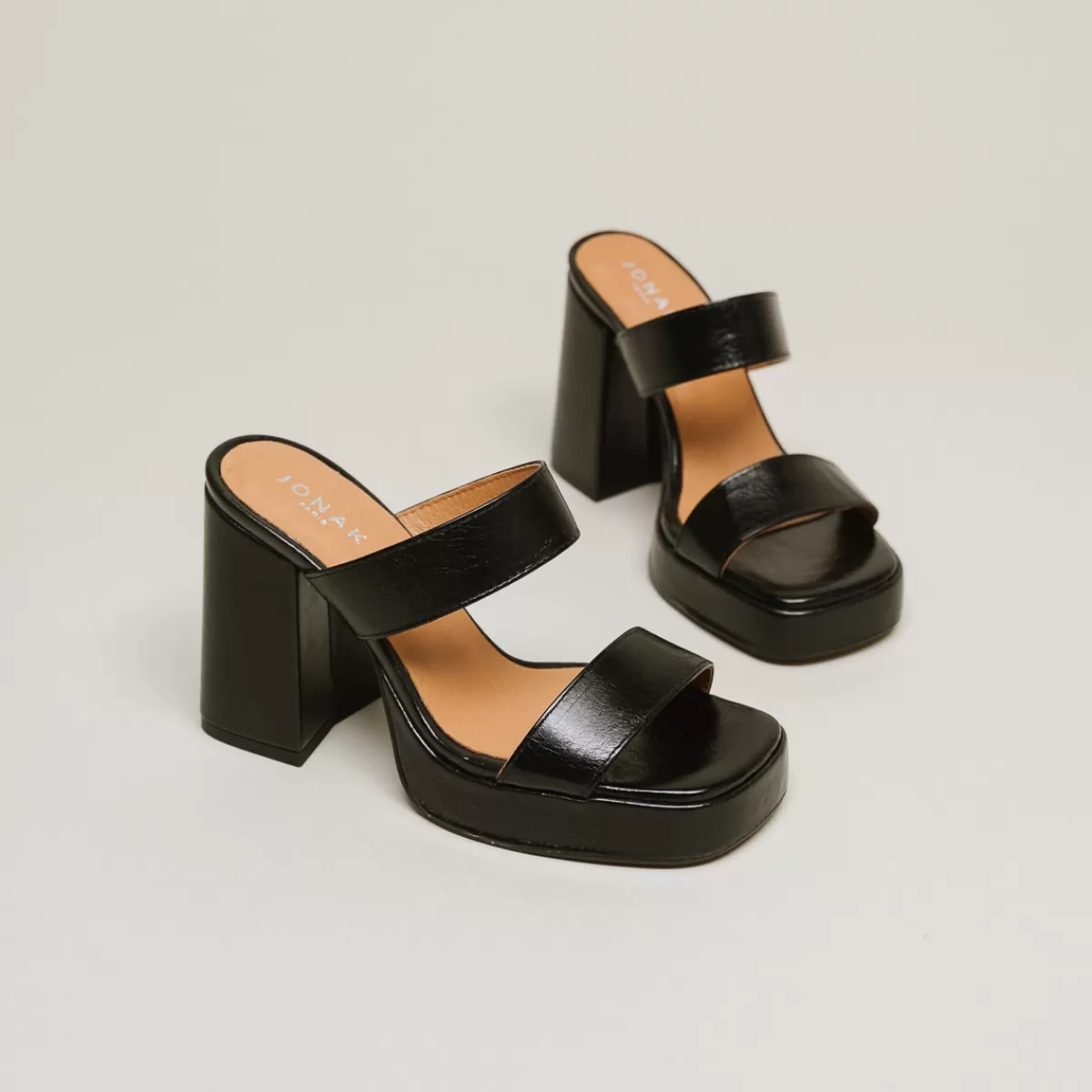 Platform Mules With Straps^Jonak Online