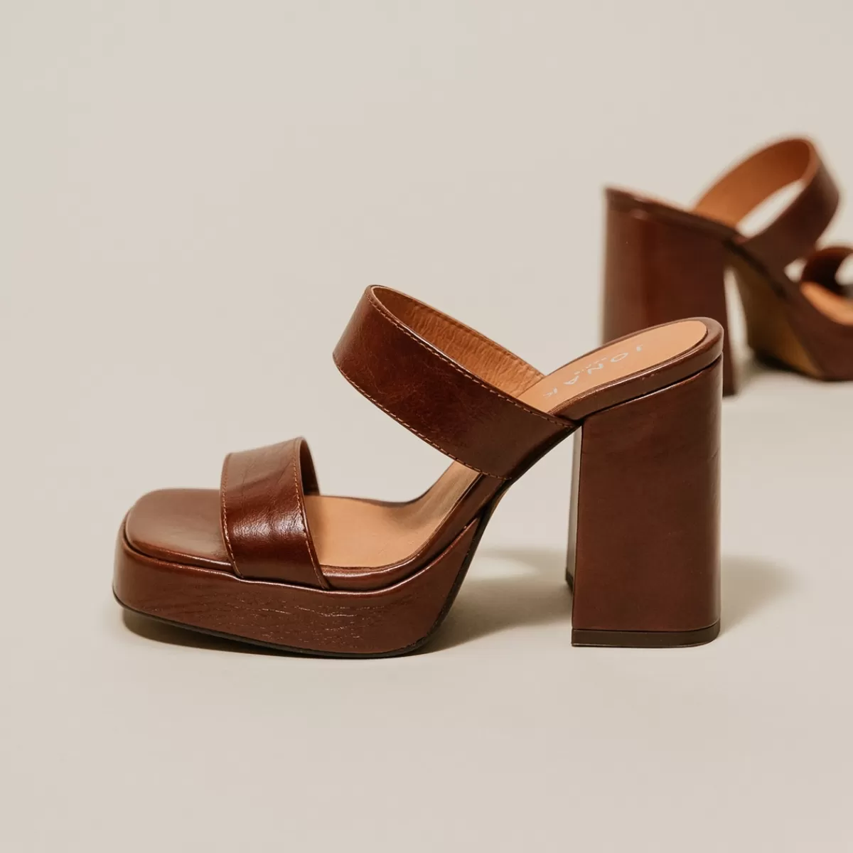 Platform Mules With Straps^Jonak Online