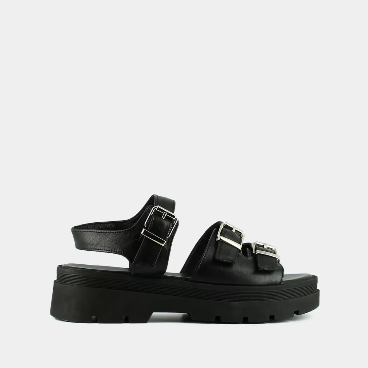 Platform Sandals With Buckle Straps^jonak Cheap